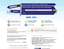 Tablet Screenshot of encontrailhabela.com.br